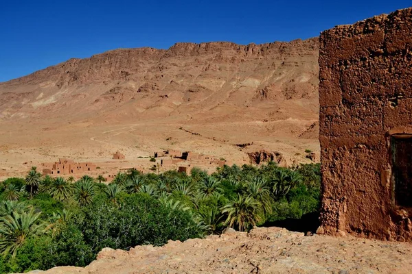 Arquitetura Tradicional Marroquina Atlas Mountains — Fotografia de Stock