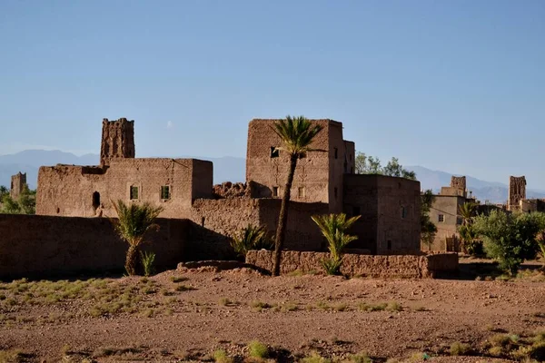 Arquitectura Tradicional Marroquí Las Montañas Del Atlas —  Fotos de Stock