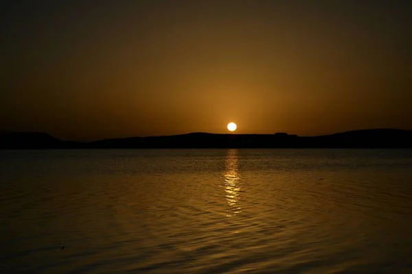 Nascer Sol Deserto Marrocos África — Fotografia de Stock