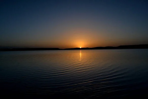 Zonsopkomst Woestijn Van Marokko Afrika — Stockfoto