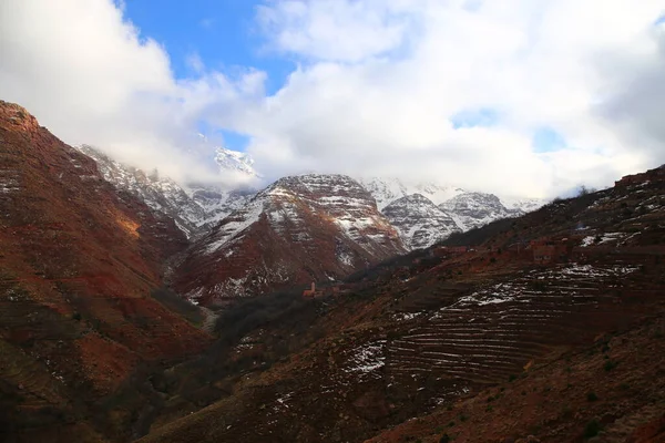 摩洛哥Oukaimeden山地滑雪胜地 — 图库照片