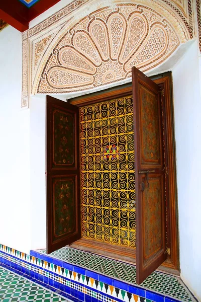 Bela Arquitetura Tradicional Marraquexe Marrocos — Fotografia de Stock