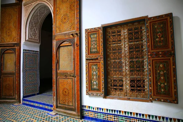 Belle Architecture Traditionnelle Marrakech Maroc — Photo