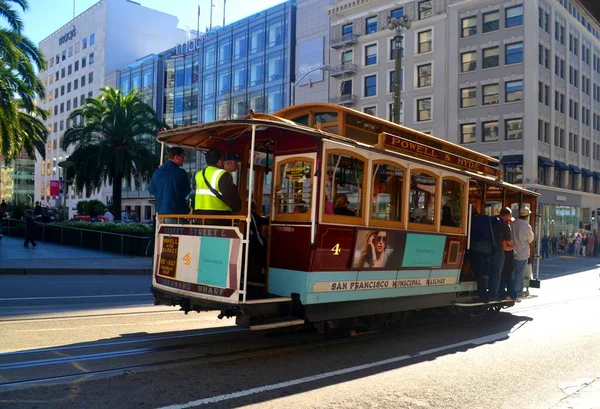 Zabytkowy Tramwaj Ulicy San Francisco Kalifornia — Zdjęcie stockowe