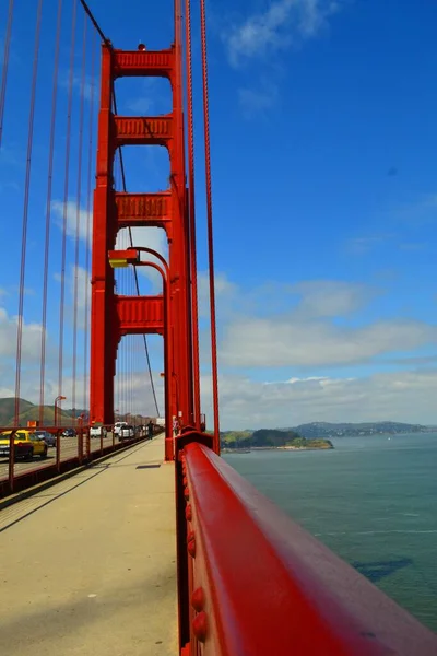 Most Golden Gate Zatoce San Francisco — Zdjęcie stockowe