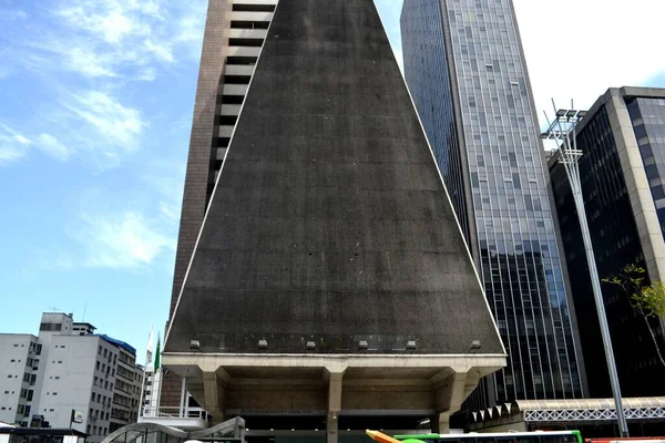 Arquitectura Urbana Sao Paulo Brasil — Foto de Stock