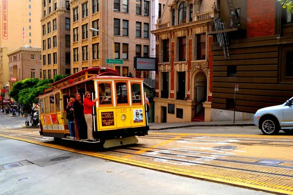 Tradycyjny Tramwaj San Francisco — Zdjęcie stockowe