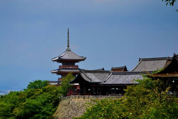 Arquitetura Japonesa Tradicional Kyoto — Fotografia de Stock