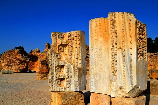 Археологічні Руїни Карфагена Туніс — стокове фото