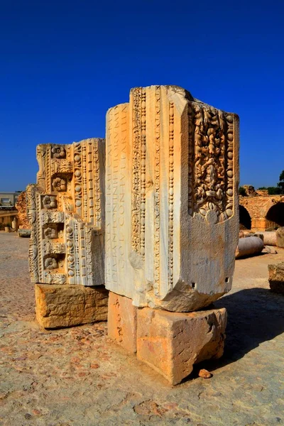 突尼斯迦太基考古遗址 — 图库照片