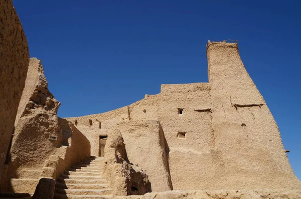 Ruinas Shali Ciudad Desierta Oasis Siwa Sahara Egipto — Foto de Stock