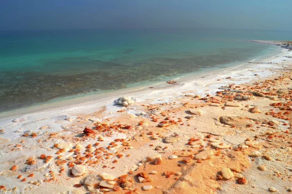 Впечатляющие Геологические Формирования Мертвого Моря Израиль — стоковое фото