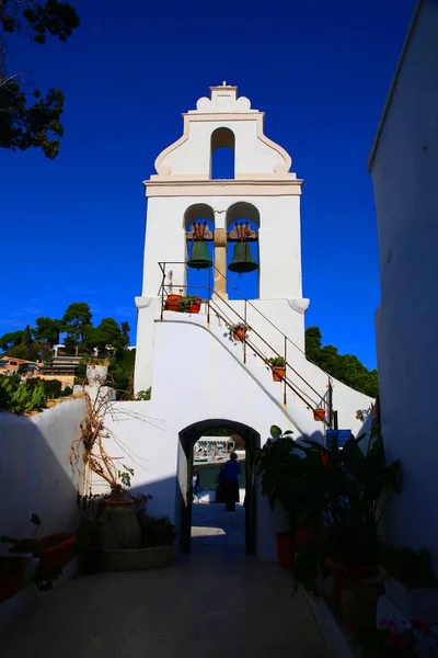 Beautiful Church Corfu Town Greece — Stock Photo, Image