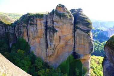 Uzak antik Meteora manastırları, Yunanistan