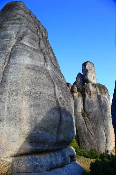 Pemandangan Alam Yang Mengesankan Meteora Yunani — Stok Foto