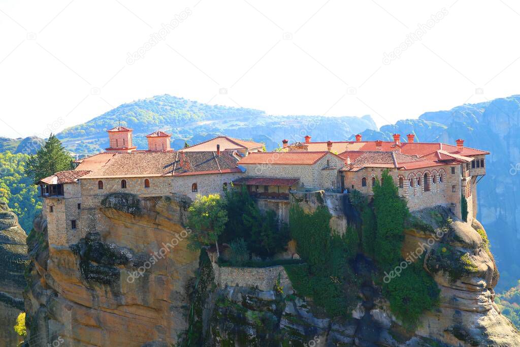 Remote ancient monasteries of Meteora, Greece