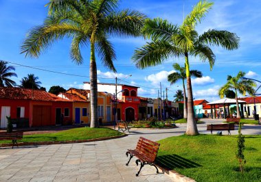 Brezilya, Chapada Diamantina 'da güzel bir köy.