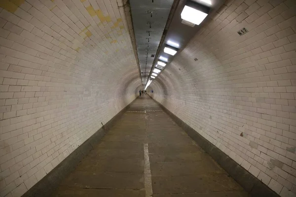 Tunneldurchfahrt Unter Der Themse London — Stockfoto