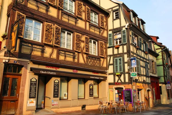 Colorida Ciudad Colmar Alsacia Francia — Foto de Stock