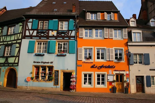 Colorido Cidade Colmar Alsácia França — Fotografia de Stock