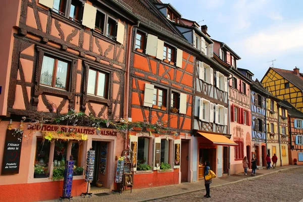 Colorido Cidade Colmar Alsácia França — Fotografia de Stock