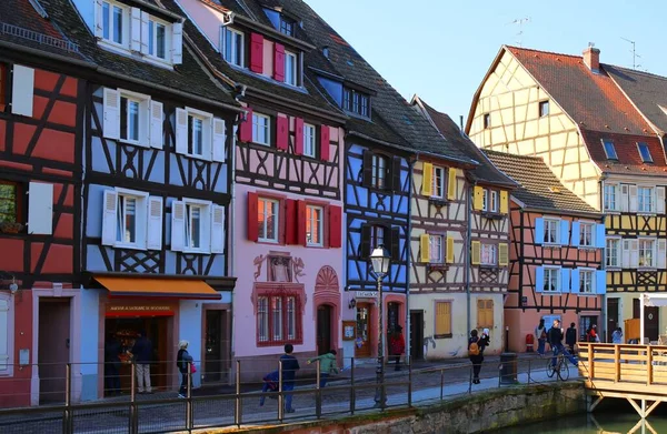 Colorido Cidade Colmar Alsácia França — Fotografia de Stock