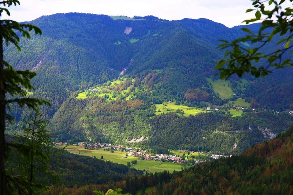 Escénicas Montañas Verdes Eslovenia —  Fotos de Stock