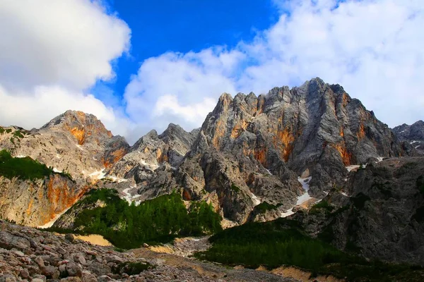 Impressionanti Montagne Del Triglav Slovenia — Foto Stock