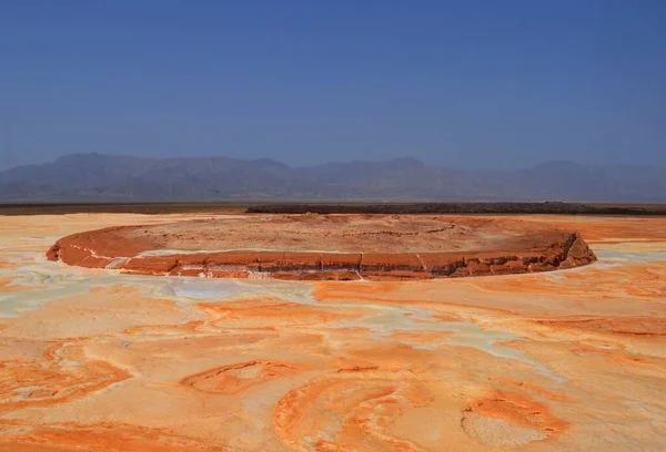 Arid Area Remote Afar Region Ethiopia Danakil Depression — Stock Photo, Image