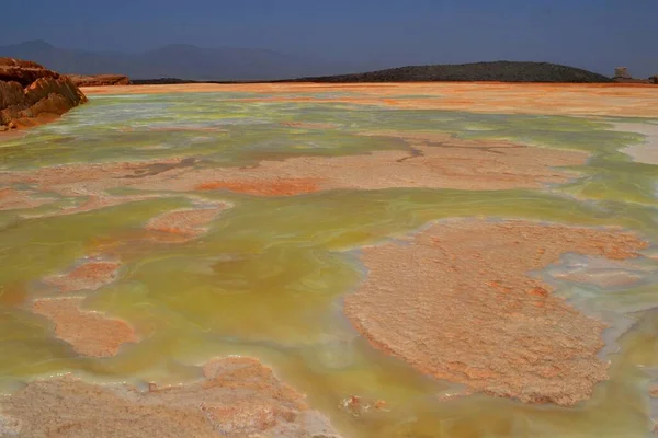 Arid Area Remote Afar Region Ethiopia Danakil Depression — Stock Photo, Image