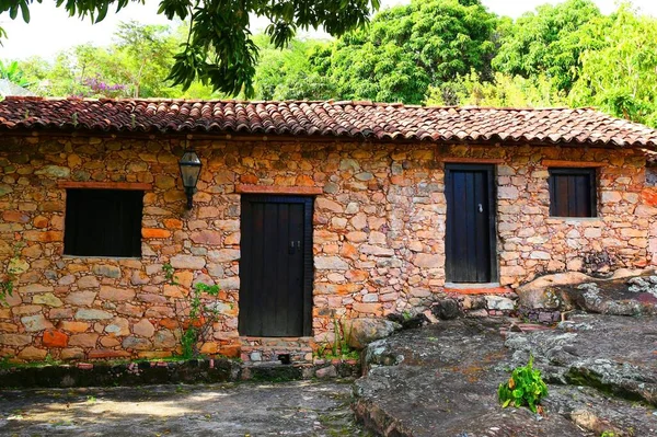Bonita Casa Rural Igatu Chapada Diamantina Brasil — Fotografia de Stock