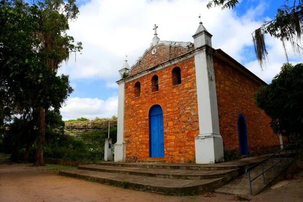 Koloniala Kyrkan Igatu Chapada Diamantina Brasilien — Stockfoto