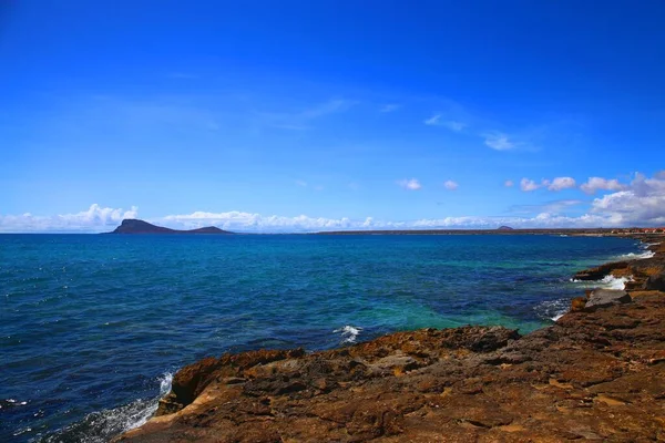 Magiczne Chwile Plaży Wyspie Sal Cape Verde — Zdjęcie stockowe