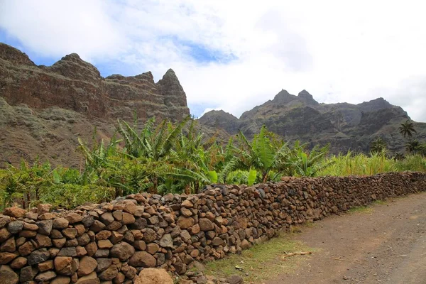 Village Pittoresque Cha Igreja Santo Antao Cap Vert — Photo