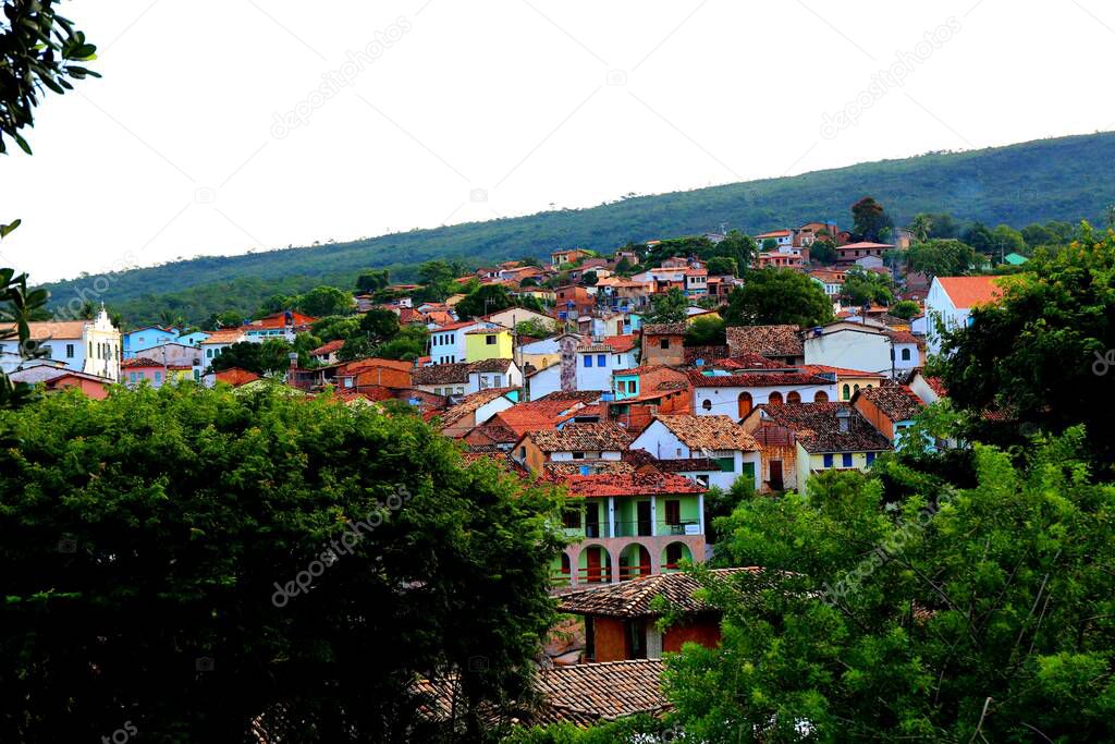 Cute little town of Lencois in Chapada Diamantina, Brazil