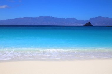 Manzara Laginha Sahili, Mindelo, Sao Vicente Adası, Cape Verde