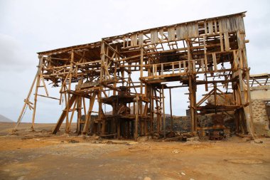 Sal Adası, Cape Verde 'de tuz üretimi