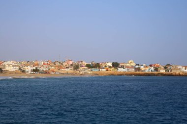 Vila de Maio 'ya güzel manzara, Cape Verde