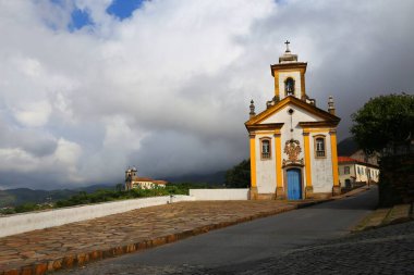 Koloni kasabası Ouro Preto, Minas Gerais, Brezilya