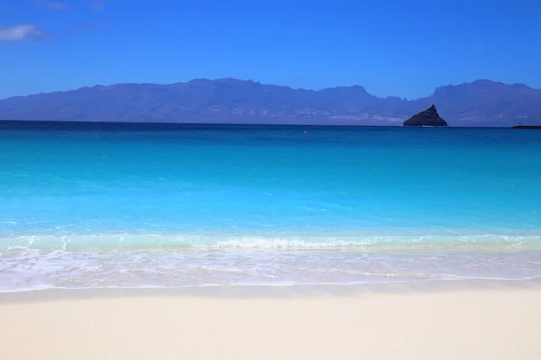 Vue Panoramique Est Laginha Plage Mindelo Île Sao Vicente Cap — Photo