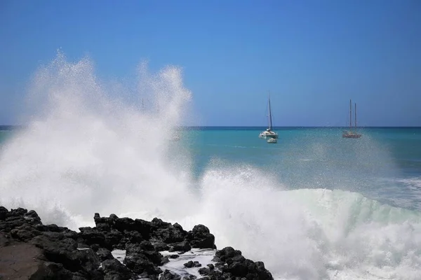 Vacker Strand Tarrafal Santiago Kap Verde — Stockfoto