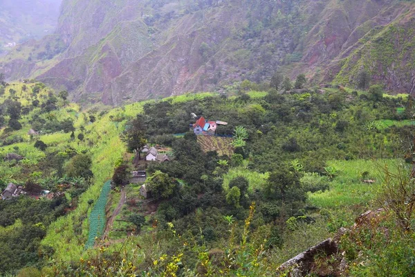 Зеленые Горы Острова Санто Антао Кабо Верде — стоковое фото