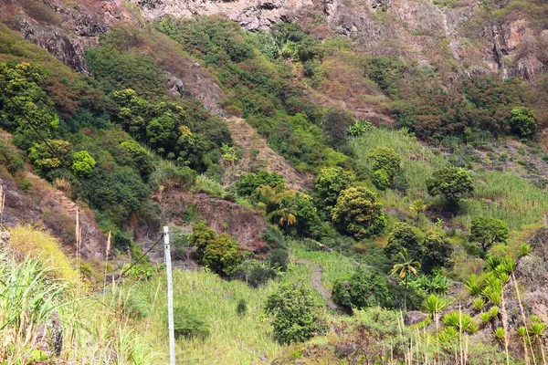 Indah Gunung Santo Antao Pulau Tanjung Verde — Stok Foto