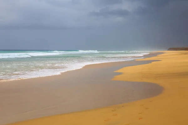 Bellissima Spiaggia Maio Capo Verde — Foto Stock