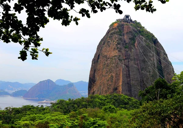 Pao Acucar Icônica Montanha Pão Açúcar Rio Janeiro — Fotografia de Stock