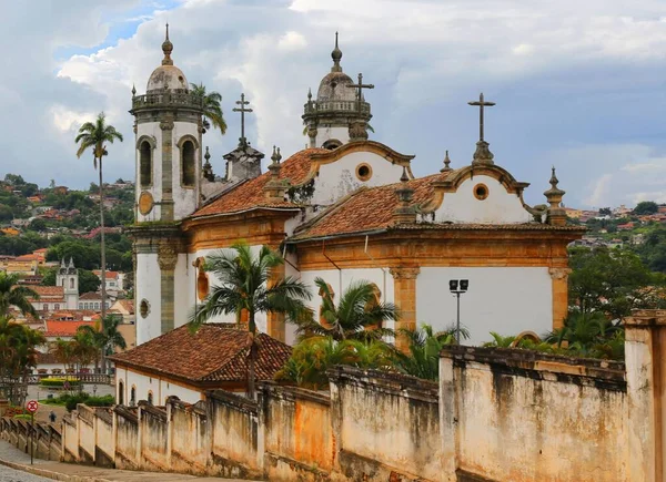ブラジルのミナスジェライス州サンジョアデルレイの美しい植民地時代の町 — ストック写真