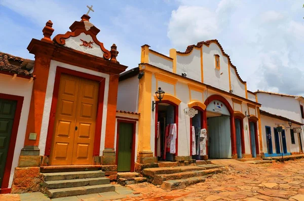Beautiful architecture in the colonial town of Tiradentes, Minas Gerais, Brazil