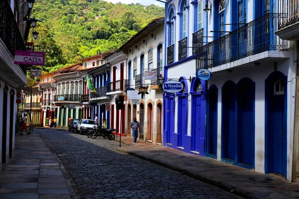 巴西米纳斯吉拉斯州Ouro Preto殖民地城镇 — 图库照片