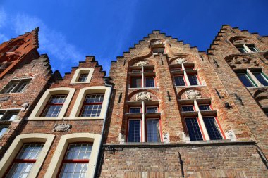 Belçika 'nın güzel tarihi Bruges kasabası