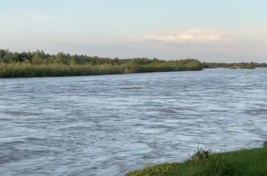 Beautiful river Prut in the countriside